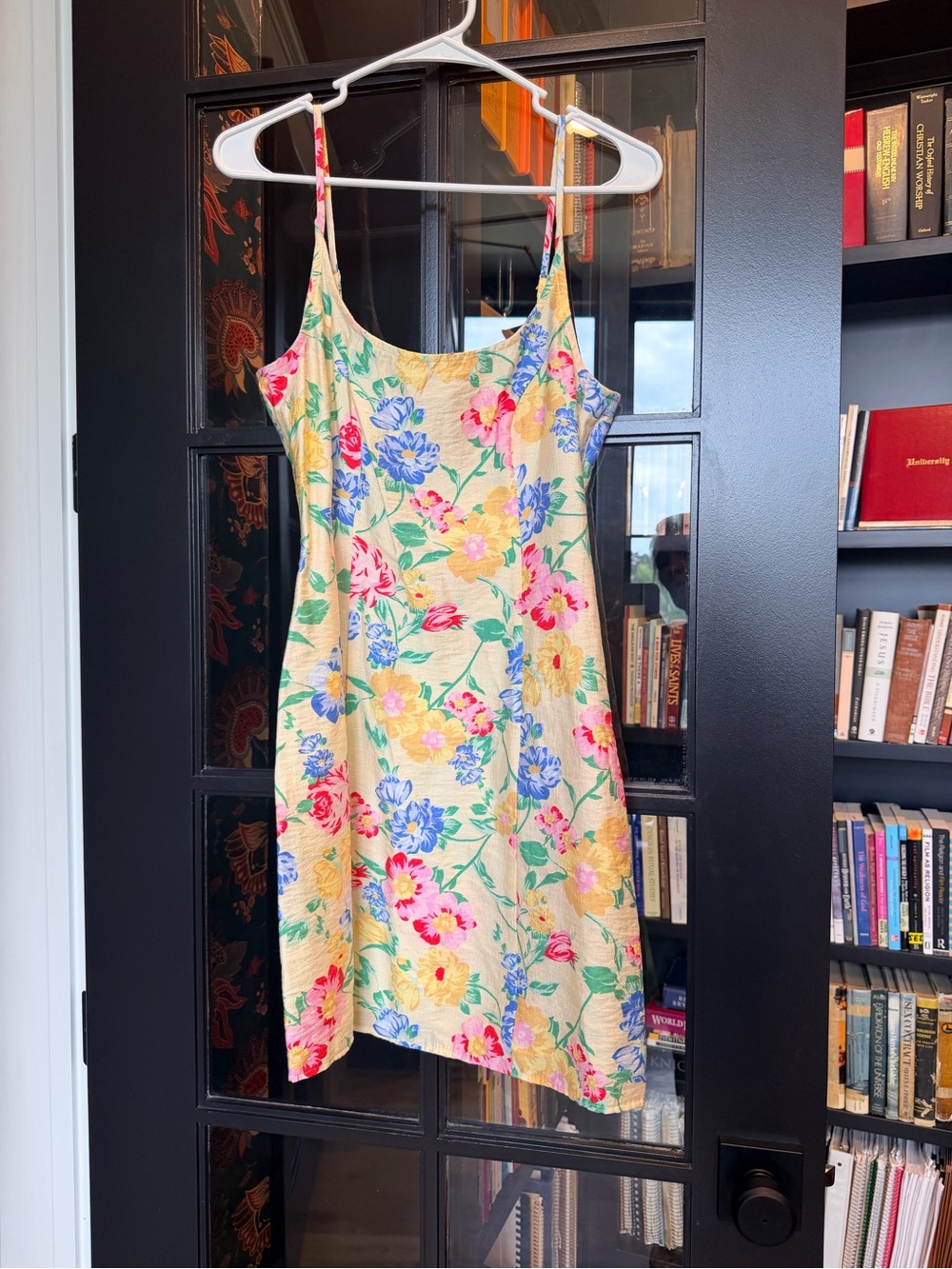 a new day Yellow Floral Mini Slip Dress